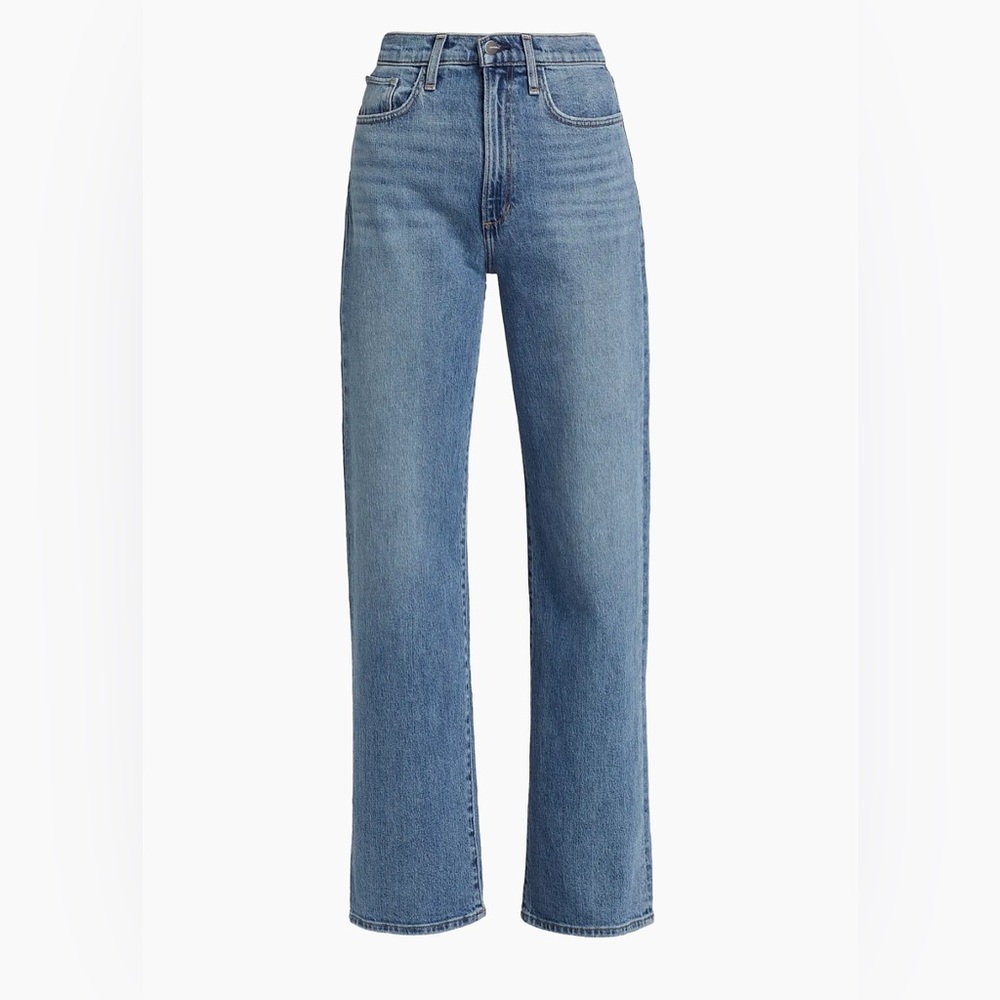 Joe's Jeans High-Rise Straight Leg Jeans in Light Blue Denim